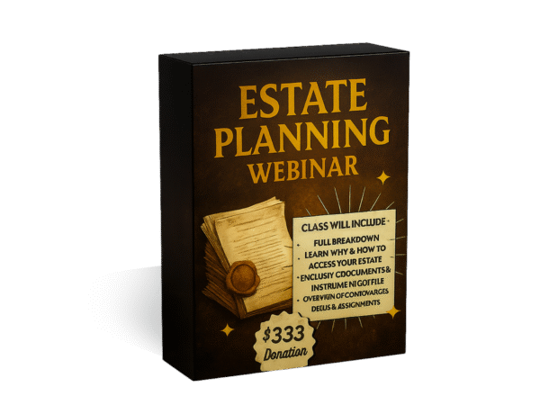 Estate Webinar