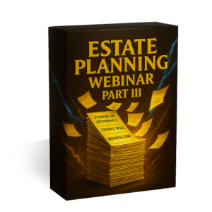 Estate Webinar & Special Return Part 3